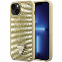Guess Case for iPhone 14 Plus 6.7" GUHCP14MHDGTPD Gold Hard Case Mountain Crystal Triangle Guess Case for iPhone 14 Plus 6.7" GUHCP14MHDGTPD Gold Hard Case Mountain Crystal Triangle