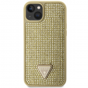 Guess Case for iPhone 14 Plus 6.7" GUHCP14MHDGTPD Gold Hard Case Mountain Crystal Triangle Guess Case for iPhone 14 Plus 6.7" GUHCP14MHDGTPD Gold Hard Case Mountain Crystal Triangle