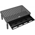 Maclean MC-946 Monitor Laptop Stand 13" - 32" 3-Level Height Adjustment with Drawer up to 20kg Sturdy Vented