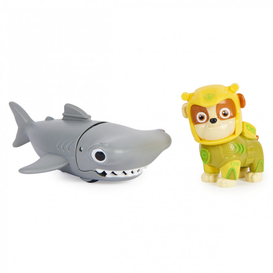 PAW Patrol , Aqua Pups Rubble and Hammerhead Action Figures Set, Kids Toys for Ages 3 and up – 2
