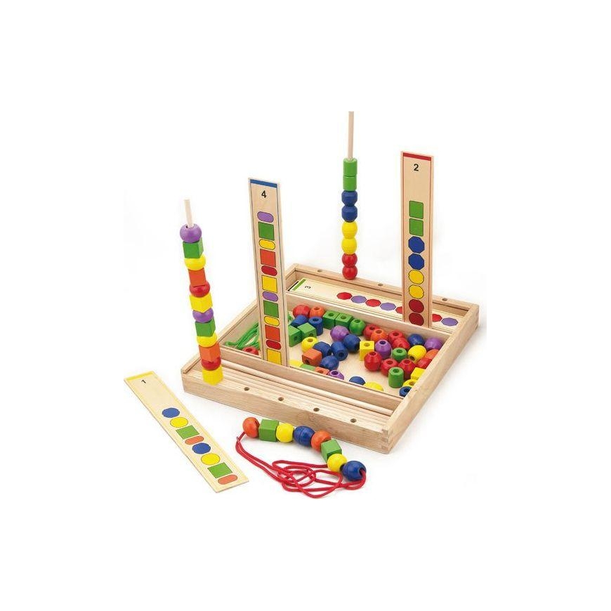Viga Wooden educational game - bead