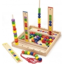 Viga Wooden educational game - bead puzzle Viga Wooden educational game - bead puzzle