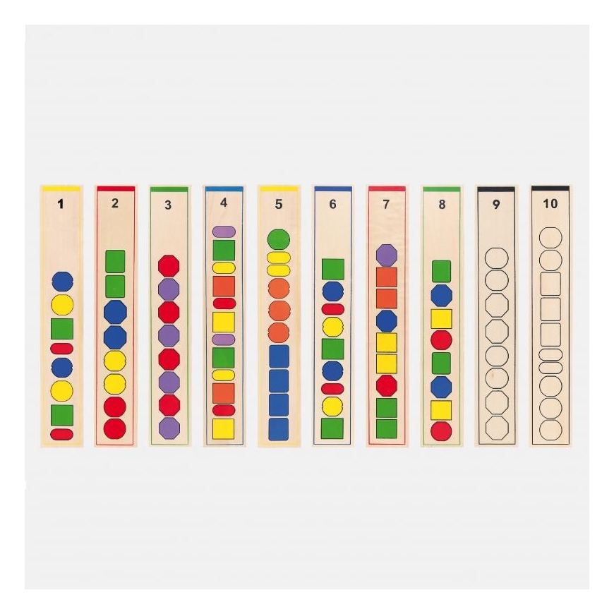 Viga Wooden educational game - bead puzzle – 5