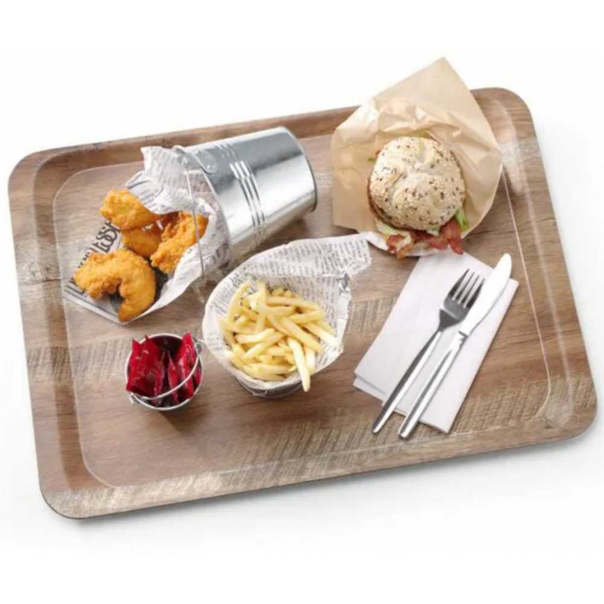 Serving tray laminated wood 430 x 330 mm - Hendi 508879 – 5