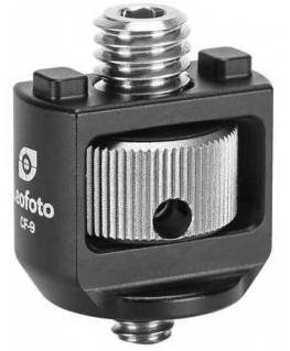 Leofoto CF-9 1/4" Male to 3/8" Male Adapter Accessory Ideal for Magic Arm Tripod Mount
