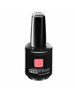 Jessica Jessica, Geleration colors, semi-permanent nail polish, GEL-977, coral reef, 15 ml for women