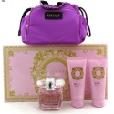 Versace Bright Crystal set for women (EDT, 90 ml + shower gel, 100 ml + body lotion, 100 ml + cosmetic) Versace Bright Crystal set for women (EDT, 90 ml + shower gel, 100 ml + body lotion, 100 ml + cosmetic)