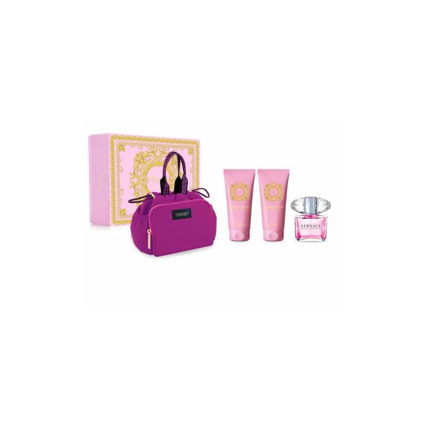 Versace Bright Crystal set for women (EDT, 90 ml + shower gel, 100 ml + body lotion, 100 ml + cosmetic) – 5