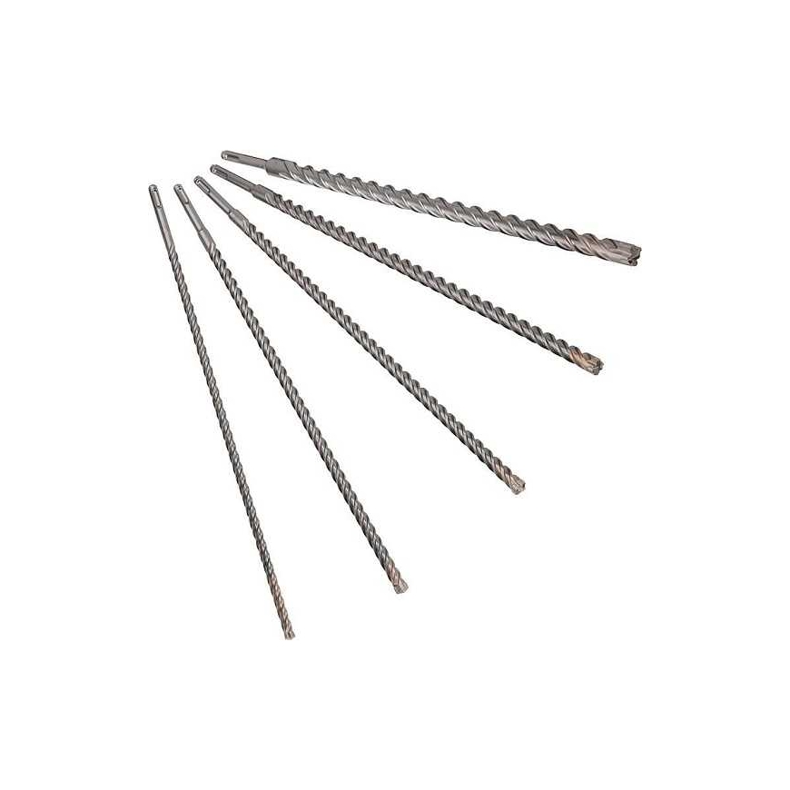 Drilled set: 5 pcs. wierteł do betonu zbrojonego SDS+, FORCE X + ołówek automatic Pica 3030, Alpen [0087500015100] – 2