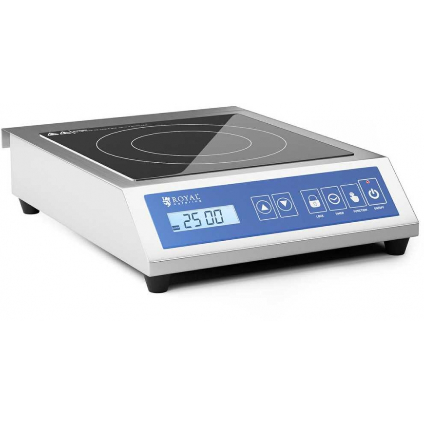 Royal Catering Nešiojama indukcinė viryklė, 1 kaitvietė, sk. 28 cm LCD 3500 W – 2