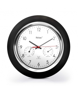 Mebus 19453 wall/table clock Digital clock Round Black, White