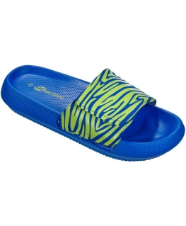 Slippers mot. ZEBRA VIBES 6 38 blue
