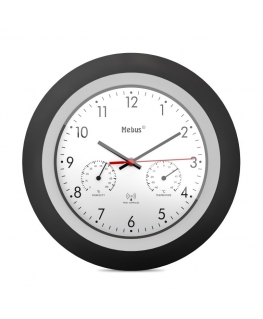Mebus 19449 wall/table clock Digital clock Круглый Черный, Белый