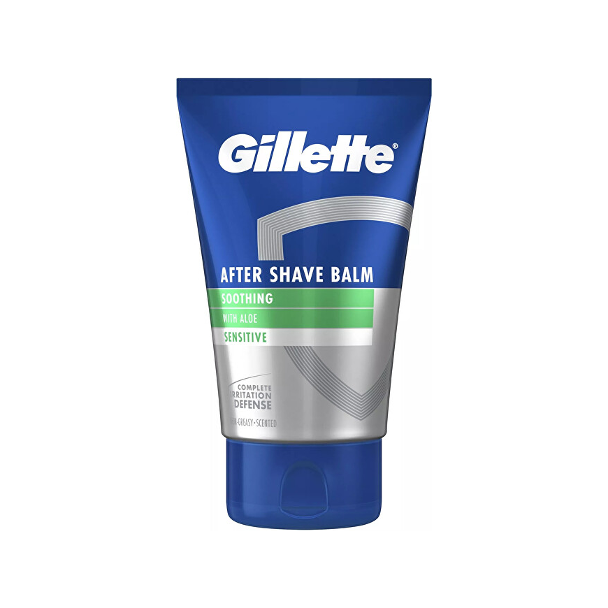 Gillette Sensitive After Shave Balzamas Balzamas po skutimosi vyrams, 100 ml – 2