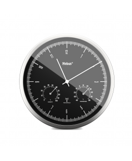 Mebus 19777 radio wall clock with Thermo-Hygrometer