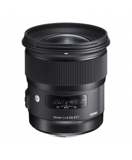 Sigma 24mm / f 1.4 DG HSM Art Sony FE MILC/SLR Plats objektīvs Melns