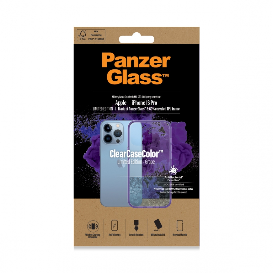 PanzerGlass ® ClearCaseColor™ Apple iPhone 13 Pro - Grape – 2