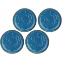Rose&Tulipani Set of 4 talerzy obiadowych Concerto Blu Avio - Granatowy, 27 cm Rose&Tulipani Set of 4 talerzy obiadowych Concerto Blu Avio - Granatowy, 27 cm