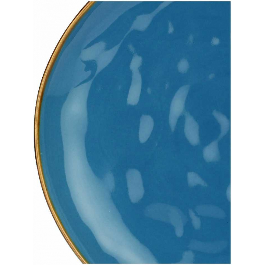 Rose&Tulipani Rinkinys 4 talerzy obiadowych Concerto Blu Avio - Granatowy, 27 cm – 4