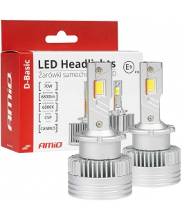 Żarówki żarniki led seria d-basic d4s d4r 6000k canbus amio-03629