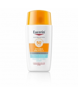 "Eucerin Hydra Protect Ultra Light Fluid sun protective face cream with SPF50+ 50ml