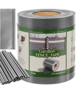 Gardlov Taśma ogrodzeniowa 19cmx35m 630g/m2 pilka 23704