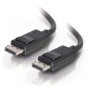 C2G 7m DisplayPort Cable with Latches 4K - 8K UHD M/M - Black Musta C2G 7m DisplayPort Cable with Latches 4K - 8K UHD M/M - Black Musta