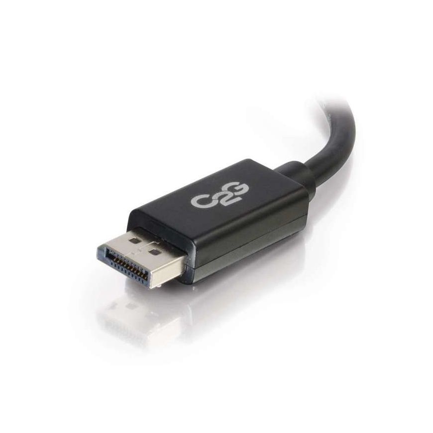 C2G 7m DisplayPort Cable with Latches 4K - 8K UHD M/M - Black Черный – 3