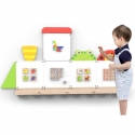 Viga Toys Lokomotyvo formos magnetinė edukacinė lenta Viga Toys Lokomotyvo formos magnetinė edukacinė lenta