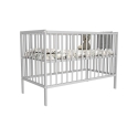 Bobas cot MAGDA gray, 120x60