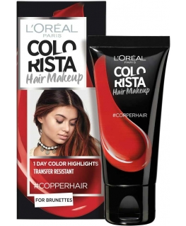 Loreal L'Oreal Paris, Colorista plaukų makiažas, pusiau ilgalaikiai plaukų dažai, COPPERHAIR, 30 ml moterims