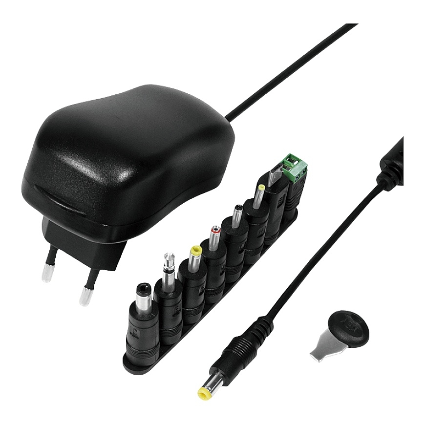 LogiLink PA0167 maitinimo adapteris / inverteris Vidaus 12 W Juoda