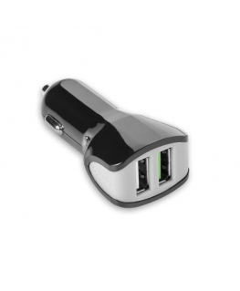 Celly CC2USBTURBOBK mobile device charger Smartphone, Tablet Black, Grey USB Auto