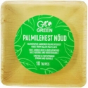 Palm leaf plates Go Green 15x15cm 10 pieces | 0,22kg Palm leaf plates Go Green 15x15cm 10 pieces | 0,22kg