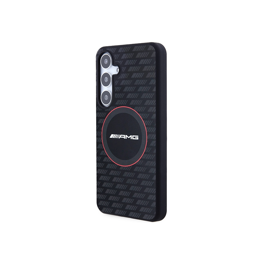 Case Mercedes AMG AMHMS24M23SMRK S24+ S926 black/black hardcase Silicone Carbon Pattern MagSafe – 2