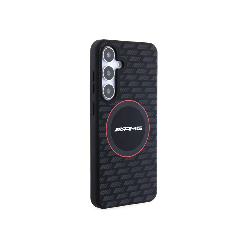 Dėklas Mercedes AMG AMHMS24M23SMRK S24+ S926 juoda/juodas hardcase Silicone Carbon Pattern MagSafe – 4