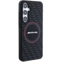 Case Mercedes AMG AMHMS24M23SMRK S24+ S926 black/black hardcase Silicone Carbon Pattern MagSafe