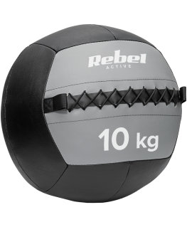 Medicininis kamuolys pratimams 10 kg, REBEL ACTIVE