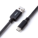 Cablemod CM-CKCA-CW-PW150PW-R USB kabelis 1,5 m USB A USB C Melns