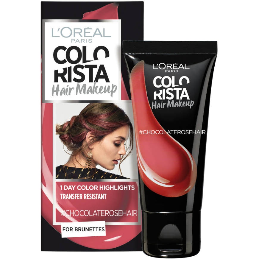 Loreal L'Oreal Paris, Colorista hair makeup, semi-permanent hair dye, CHOCOLATEROSEHAIR, 30 ml for women – 5