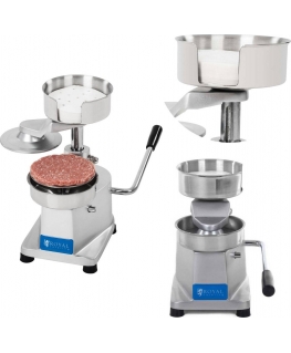 Mėsmalė Royal Catering Rankinis mėsainių presas, sk. 130 mm