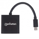 Manhattan 152570 video kabeļu aksesuārs Mini DisplayPort HDMI Type A (Standard) Melns Manhattan 152570 video kabeļu aksesuārs Mini DisplayPort HDMI Type A (Standard) Melns