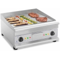 Royal Catering Grill double smooth, grooved with fat drawer 230 V 2x 3200 W Royal Catering Grill double smooth, grooved with fat drawer 230 V 2x 3200 W