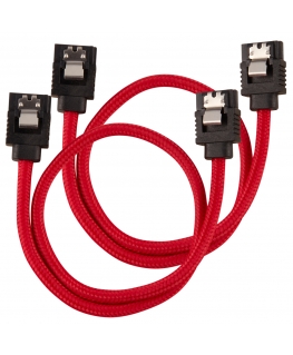 Corsair CC-8900250 SATA-kaapeli 0,3 m SATA 7-pin Musta, Punainen