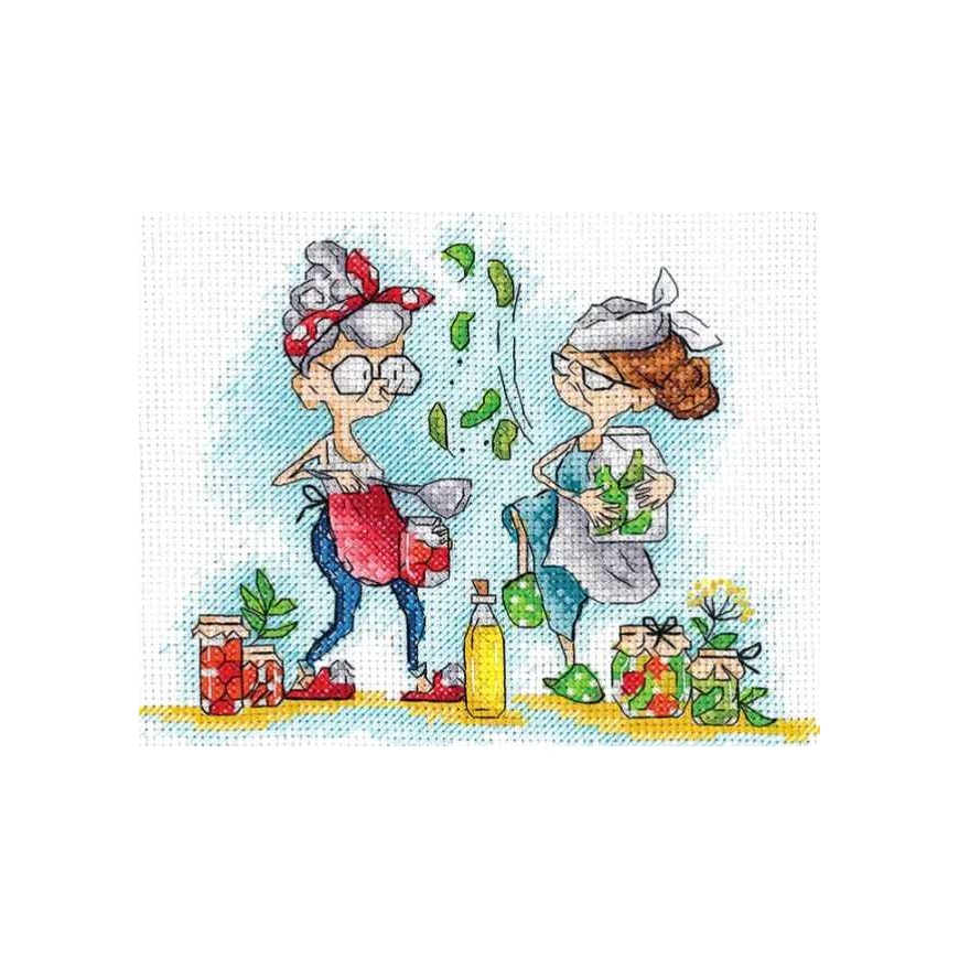 Beldizart Cross-stitch set "Grandmas with