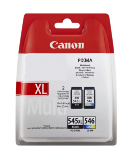 Canon PG-545XL/CL-546 (8286B010) Ink Cartridge Multipack, BK/CMY