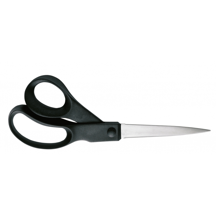 Fiskars 1023817 darbo stalo žirklės / figūrinės žirklės Universalus Lygus kirpimas Juoda, Nerūdijanč