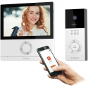 Orno TALOS, video intercom set, 4 wires, 7", Wi-Fi, touch screen, Full HD, RFID