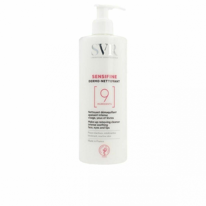 SVR_Sensifine Dermo-Nettoyant foot cleansing gel for eyes, mouth and face for sensitive, nadreaktyvnej, pozsenej do podrażnień i