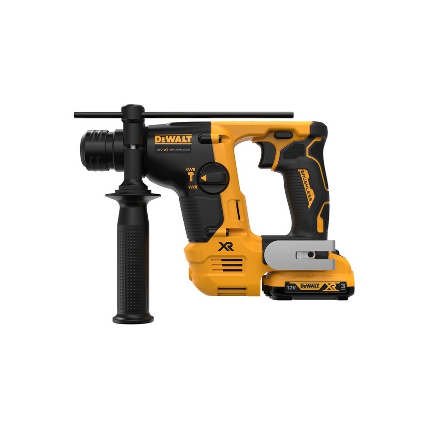 DeWALT DCH072L2-QW drill 910 RPM SDS Plus 1.9 kg Black, Yellow